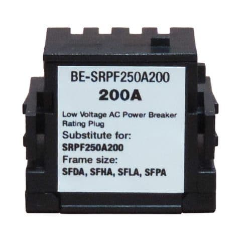 BE-SRPF250A200 rating plug